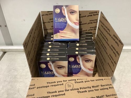 Lot of (16) V-Line Lifting Masks, 7 pcs  - Lot 112