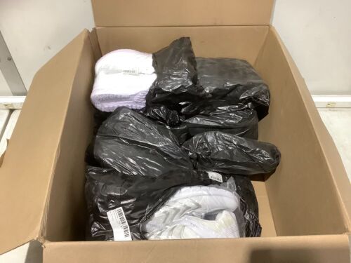 Lot of White Athletic Shoes, (9) Size 35, (3) Size 43  - Lot 197