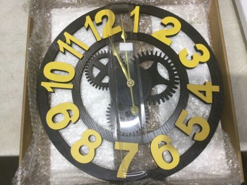 GoodTime 16" Large 3D Wall Clock  - Lot 254