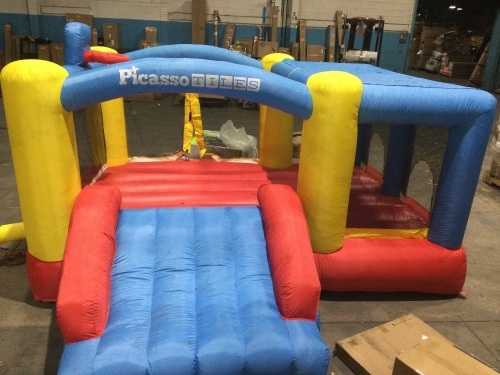 Small Inflatable Bounce House. Used, Works, Does Not Come with Blower - Lot 296