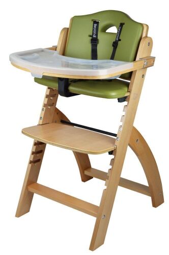 Abiie Beyond Wooden High Chair with Tray - Lot 326