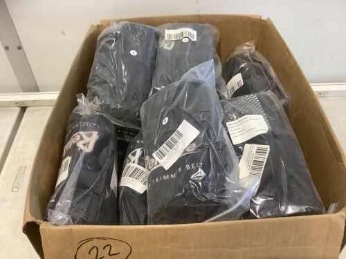 Lot of (22) Waist Trimmer Belts  - Lot 343