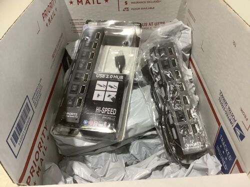 Lot of (12) USB 2.0 Super Hubs - Lot 347