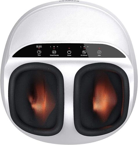 RENPHO Foot Massager Machine with Heat, Shiatsu Deep Kneading, Multi-Level Settings, Fits Feet Up to Men Size 12 - Lot 400