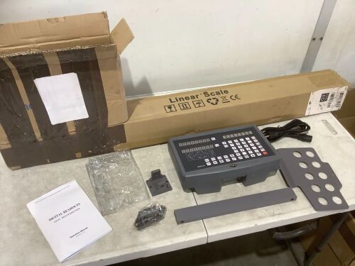 Digital Readout Displpay and Linear Scale Encoder for Milling Lathe Machine  - Lot 413