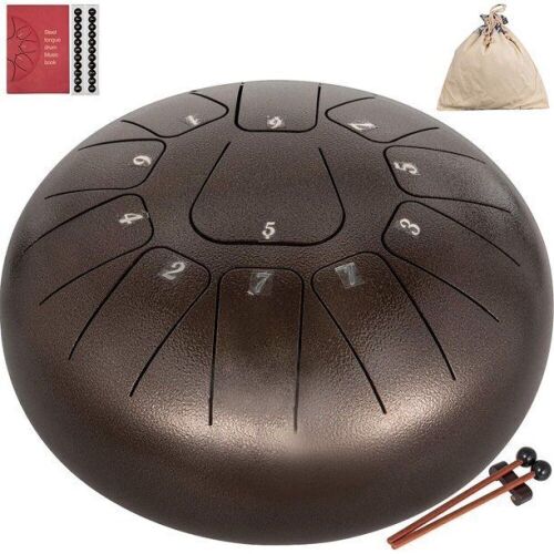 VEVOR 8" Steel Tongue Handpan Drum 11 Notes  - Lot 444