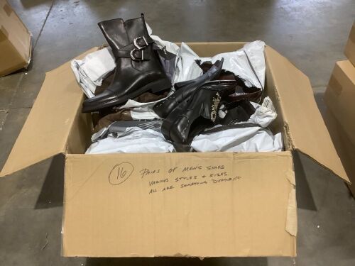 Lot of (10) Assorted Pairs of Men's Shoes, Multiple Sizes  - Lot 687
