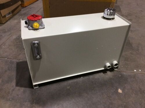 Hydraulic Oil Tank Fuel Tank 10gal Hydraulic Reservoir With Gauge, Strainer - Lot 849