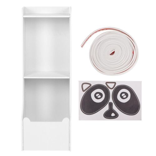 2 Tier Kids Storage Unit with Panda Sticker - Lot 856
