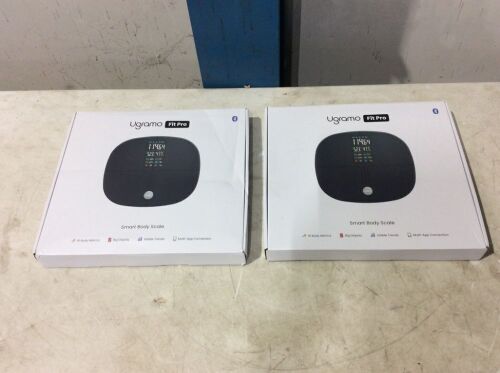 Lot of (2) Ugramo Fit Pro Smart Body Scale  - Lot 1211
