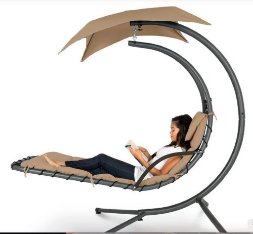 Hanging Curved Chaise Lounge Chair, Missing Hardware