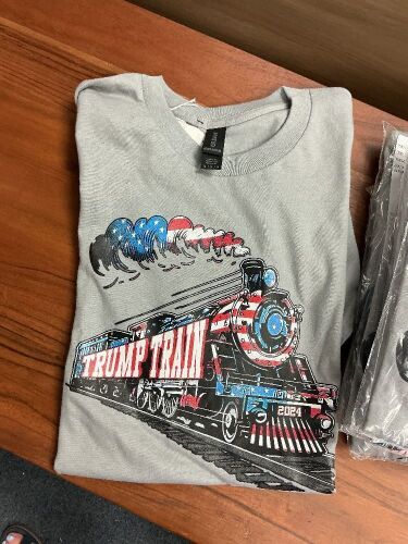 Trump Train 2024 T-Shirts, XL, Lot of 12