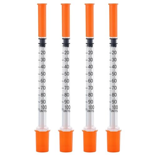 30G 1cc 1/2" Syringe - Individual Package-100 Pack