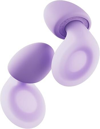 Loop Dream – Silicone/Memory Foam Earplugs for Sleep Comfort | Comfortable Ear Plugs for Muffling Snoring & Sleeping | Customized Fit | 27dB (SNR) Noise Reduction
