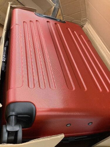 HIKOLAYAE Hardside Spinner Luggage Set, 3 Piece Set