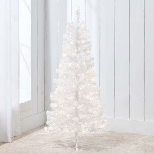 Pre-lit Colorful Mini Spruce Christmas Tree w/ LED Lights - 4ft