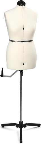 Bonnlo Multi Size Adjustable Dress Form, Female Sewing Mannequin with Stable Tripod Base, Pinnable Body Torso