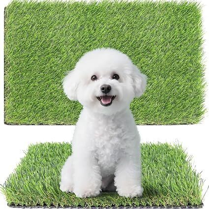 Artificial Grass Turf 3 Feet X 5 Feet, 1.38" Height Perfect Fake Grass Rug with Drainage Holes, Indoor/Outdoor Artificial Turf Mat for Garden Lawn Balcony Pet Landscape Decoration