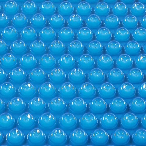 VINGLI 12Mil Solar Pool Cover, Rectangle Solar Blanket-Heavy Duty Solar Pool Cover for Above Ground Pool-Pool Solar Cover for Inground Pool (Blue, 12' Round)