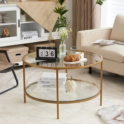 Double Glass Coffee Table