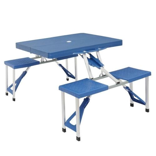 Folding Picnic Table with 4 Chairs