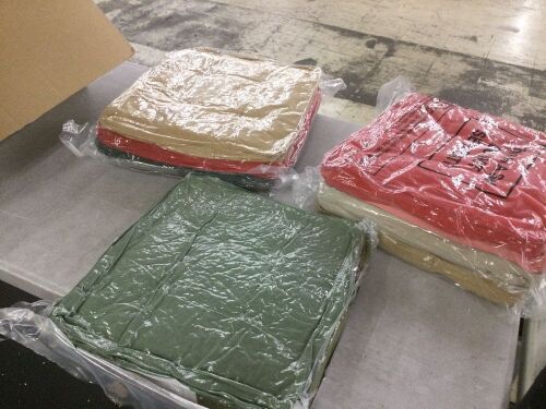 Square Classroom Floor Cushions with Handles, 12pc