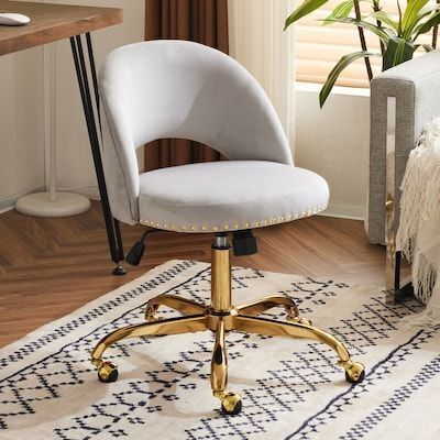 23 inch Light Gray Office Desk Chair
