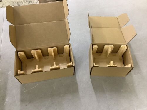 Lot of (2) Wood Playing Card Holders