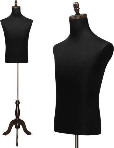 Male Dress Form with Stand, Silk