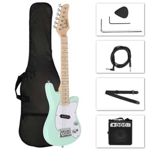 30" Kids Beginner Electric Guitar Kit with 5-watt Amp, Portable Bag, Adjustable Shoulder Strap