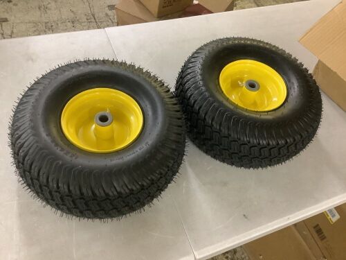 15x6.00-6 Lawn Mower Tires, 2 Pack