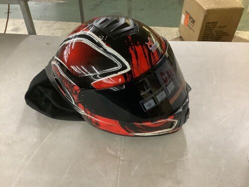 Full Face Motorcycle Helmet, XL