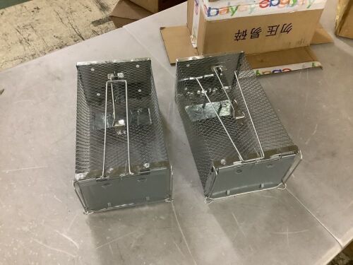 Lot of (2) Small Humane Animal Traps