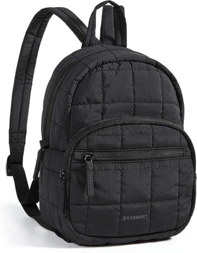 BAGSMART Quilted Mini Backpack