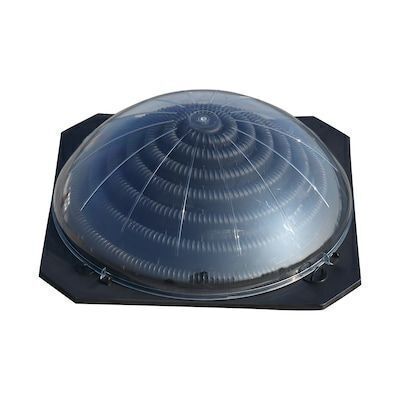VINGLI Above Ground Domed Solar Pool Heater Black
