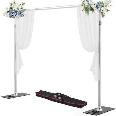 9FT x 9FT Adjustable Photo Background Stand with Carry Bag