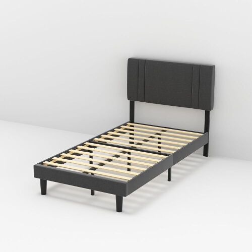 BedStory Upholstered Platform Bedframe, Twin
