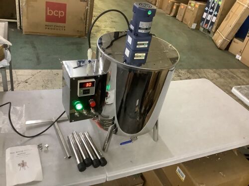30L Heated Mixing and Filling Machine - Powers Up, Gets Hot, Motor Not Turning