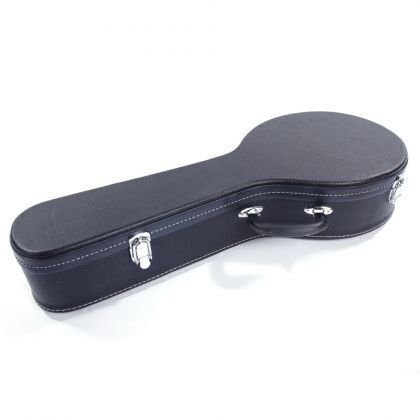 Glarry A-Style Mandolin Microgroove Pattern PVC Hardshell Case Black