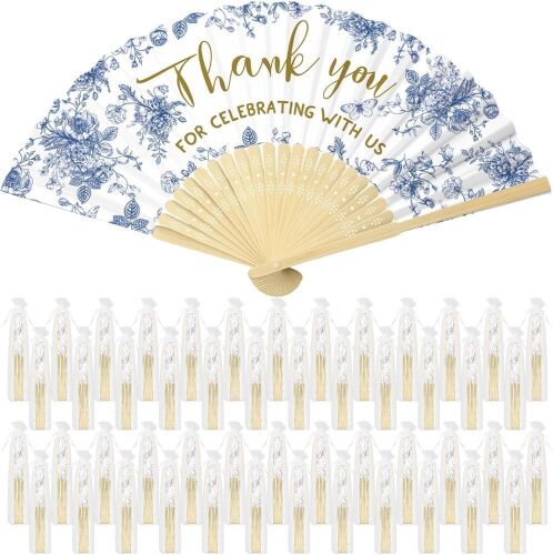 Thank You for Celebrating with Us Foldable Hand Fans, 50pc