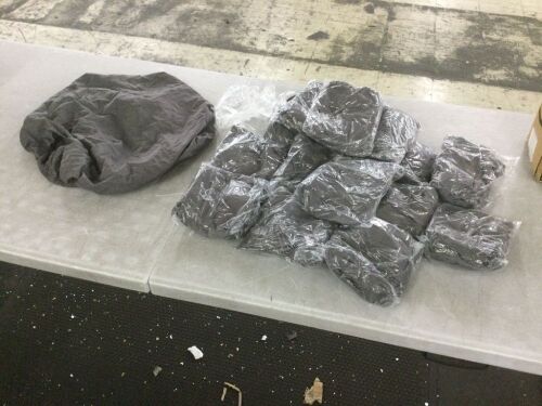 Gray Chair Covers, 16pc