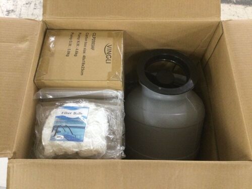 VINGLI 10-in 2087 GPH Sand Pool Filter with A 1/3HP Pool Pump and Filter Basket
