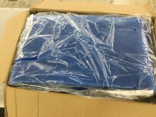 VINGLI 15-ft 12Mil Round Heavy Duty Solar Pool Cover for Above Ground Pool Blue