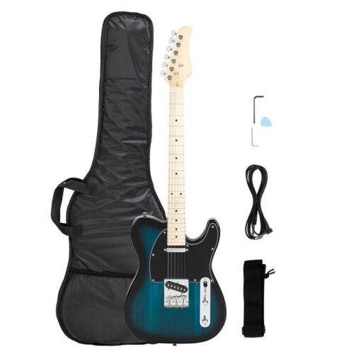 Maple Fingerboard GTL Beginner Electric Guitar SS Pickup, Blue