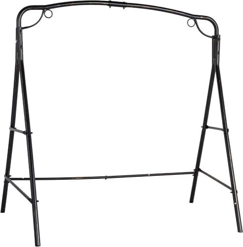 VINGLI Metal Porch Swing Frame with Antique Finish, Heavy Duty 660 LBS Limit