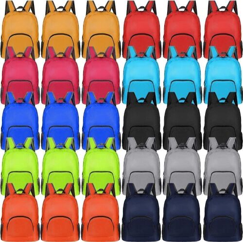 Lightweight Foldable Backpacks, 30ct