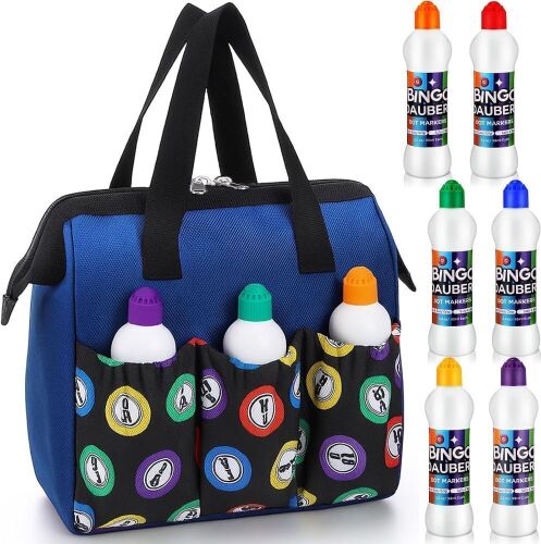 Bingo Dauber Bag with 6 Pcs Daubers