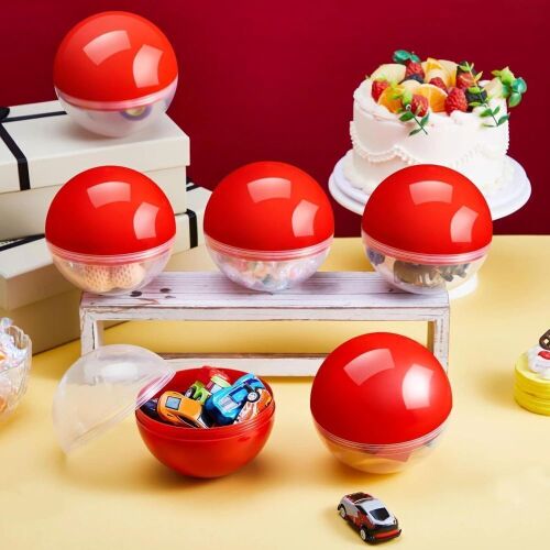 4" Round Fillable Balls, 24pc
