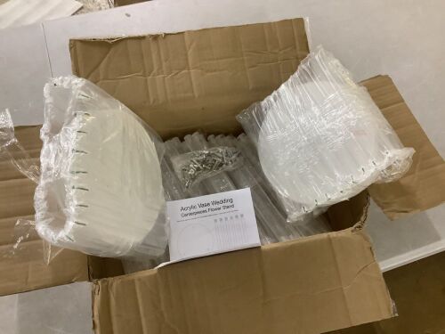 Acrylic Vase Wedding Centerpieces Flower Stands