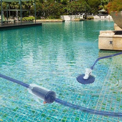 VINGLI Automatic Pool Vacuum Cleaner with Leaf Canister